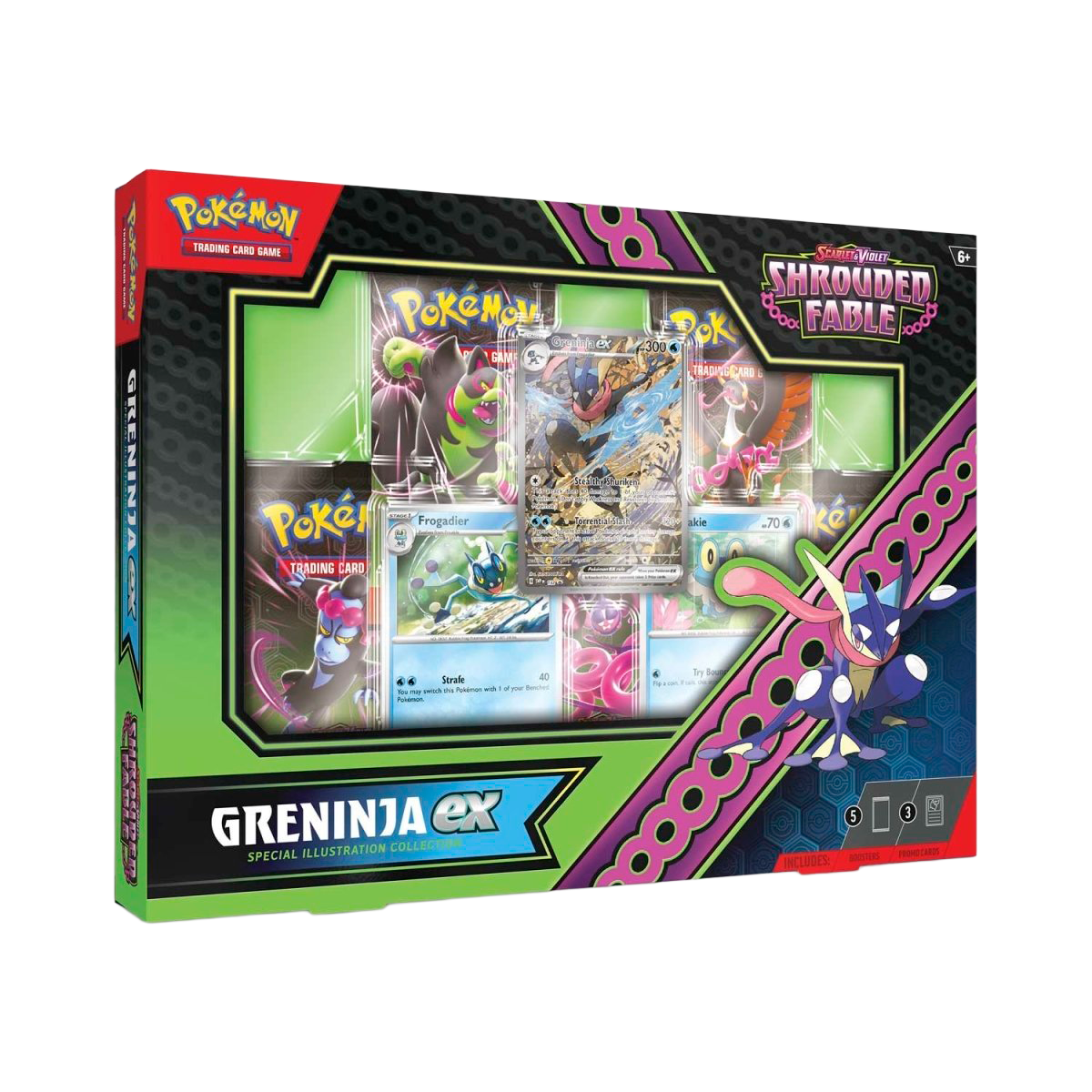 Pokémon - Shrouded Fable Greninja EX Special Illustration Collection