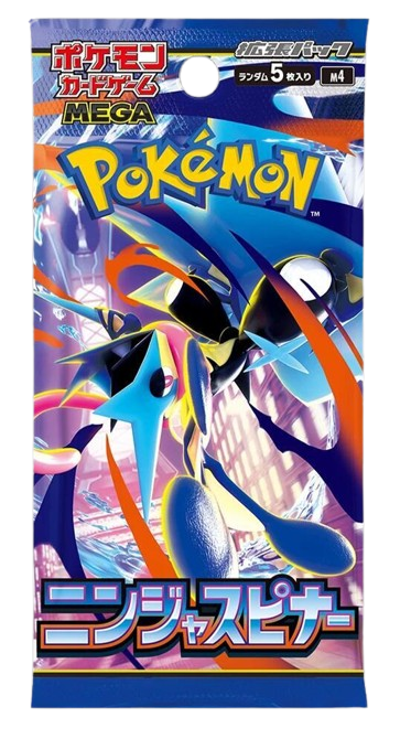 Japansk Pokémon Mega Evolutions - Ninja Spinner Booster Pack