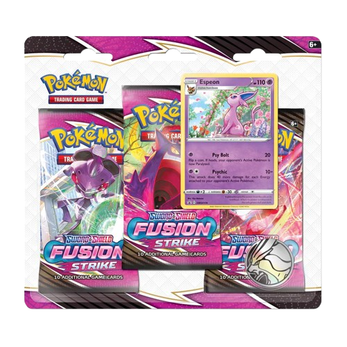 Pokémon Sword & Shield - Fusion Strike 3-Pack Blister