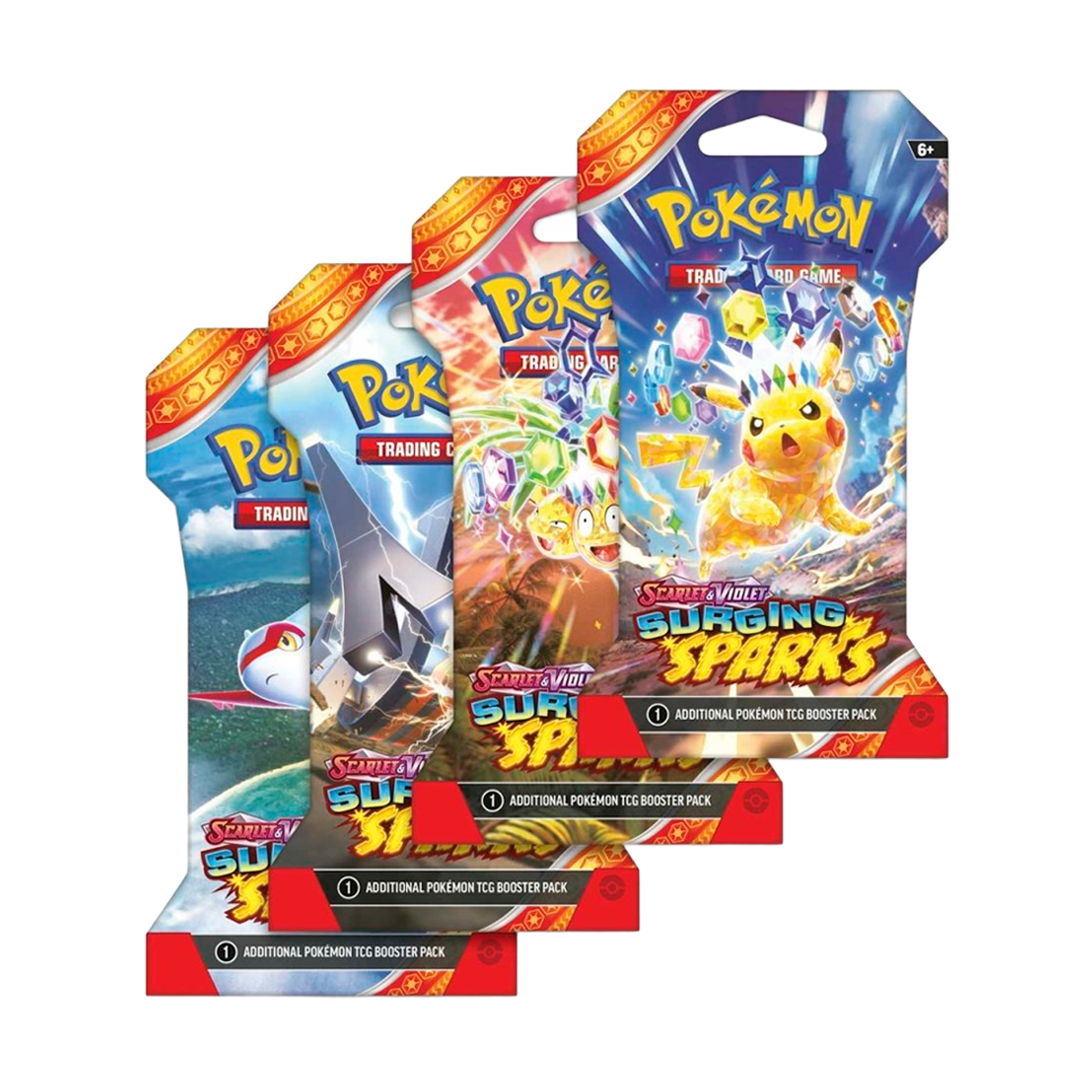 Pokémon Scarlet & Violet - Surging Sparks Sleeved Booster Pack