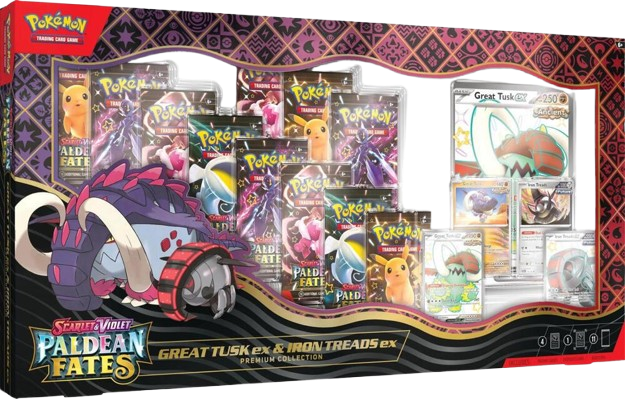 Pokémon Scarlet & Violet - Paldean Fates Great Tusk EX & Iron Treads