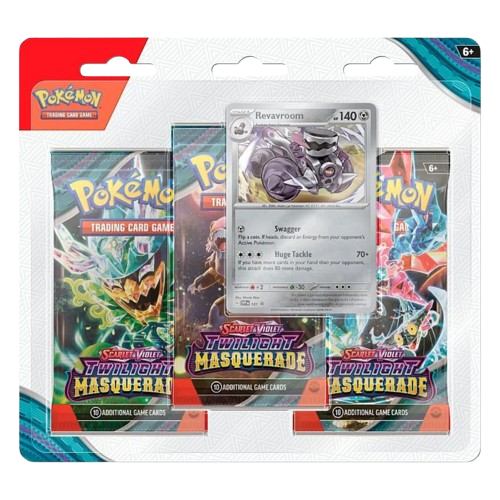 Pokémon Scarlet & Violet - Twilight Masquerade 3-Pack Blister